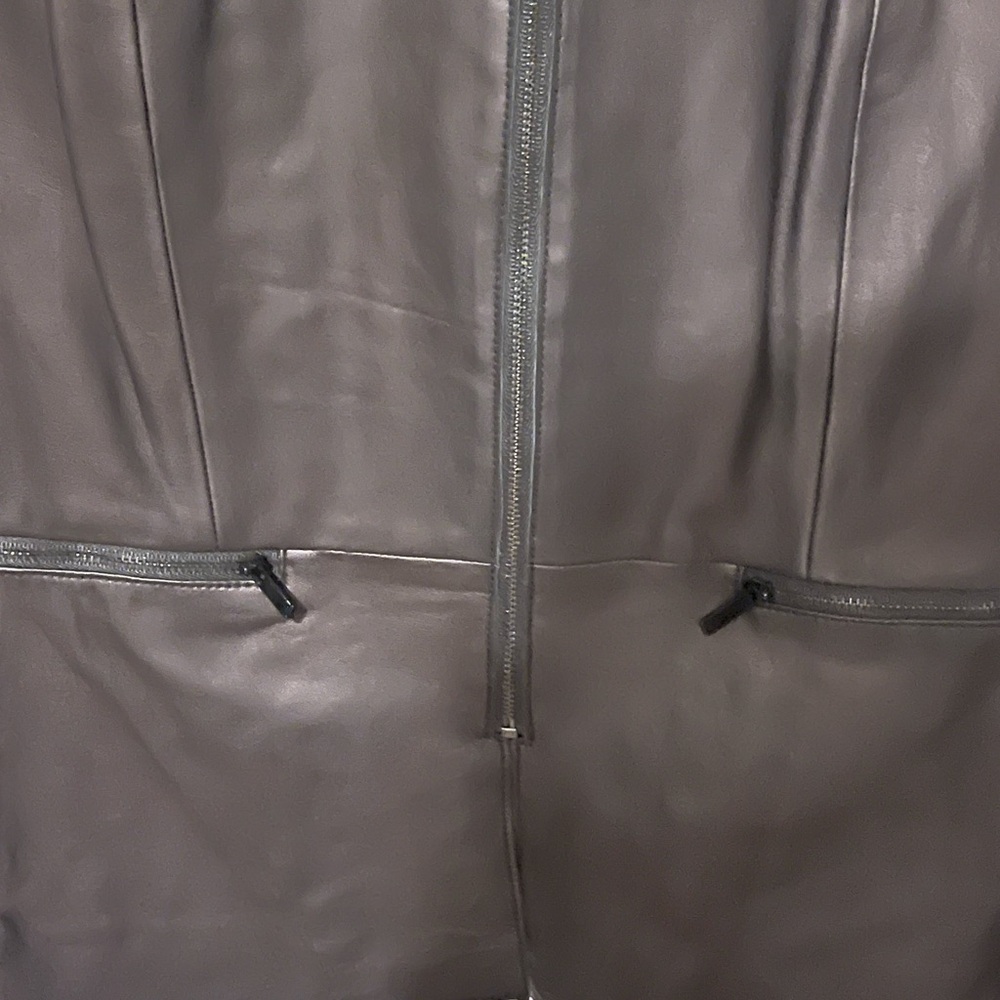 CLASSIQUES ENTIER NORDSTROM AUTHENTIC BUTTERY LONG SLEEVES BLACK LEATHER JACKET - Picture 11 of 12